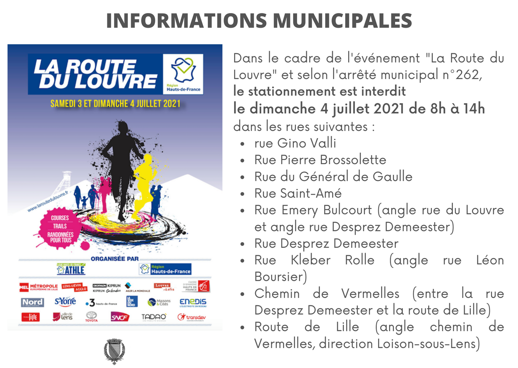 Interdiction de stationnement 4jui