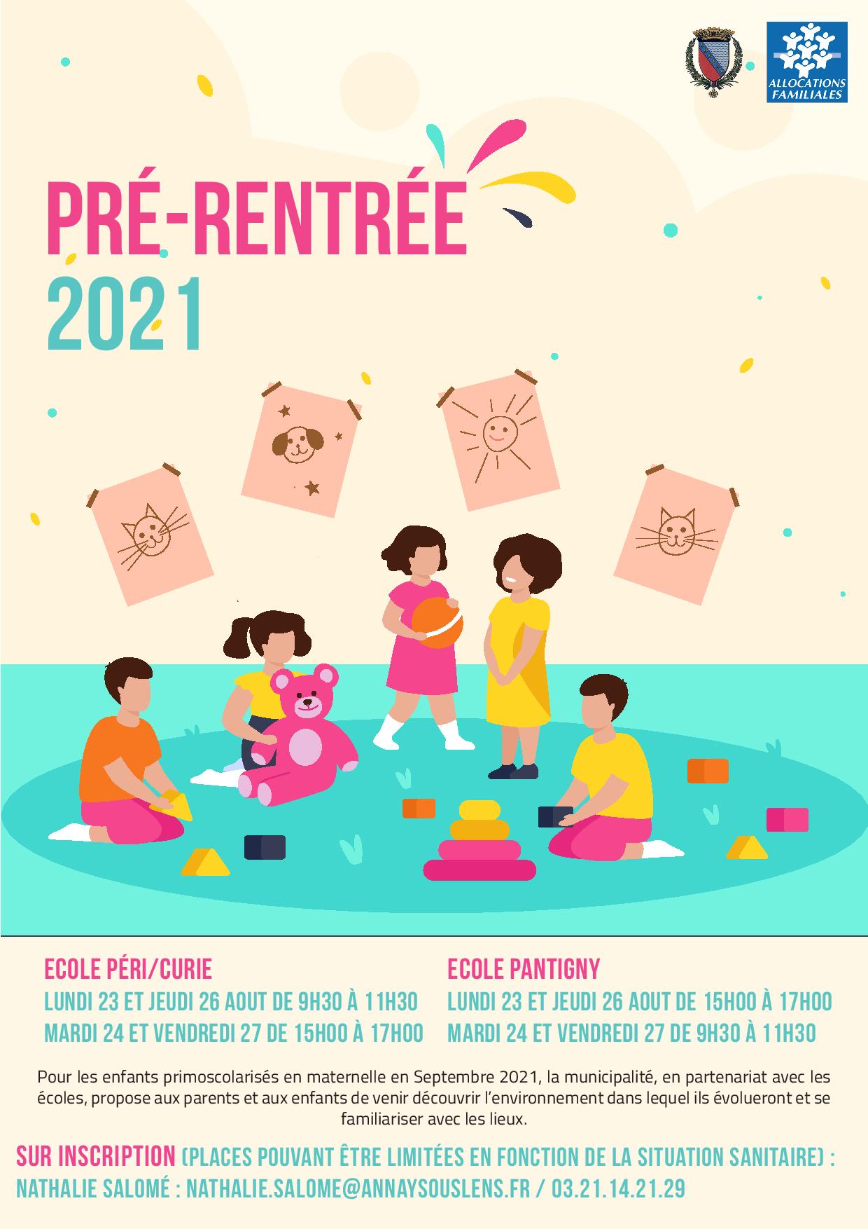 Pré rentrée 2021