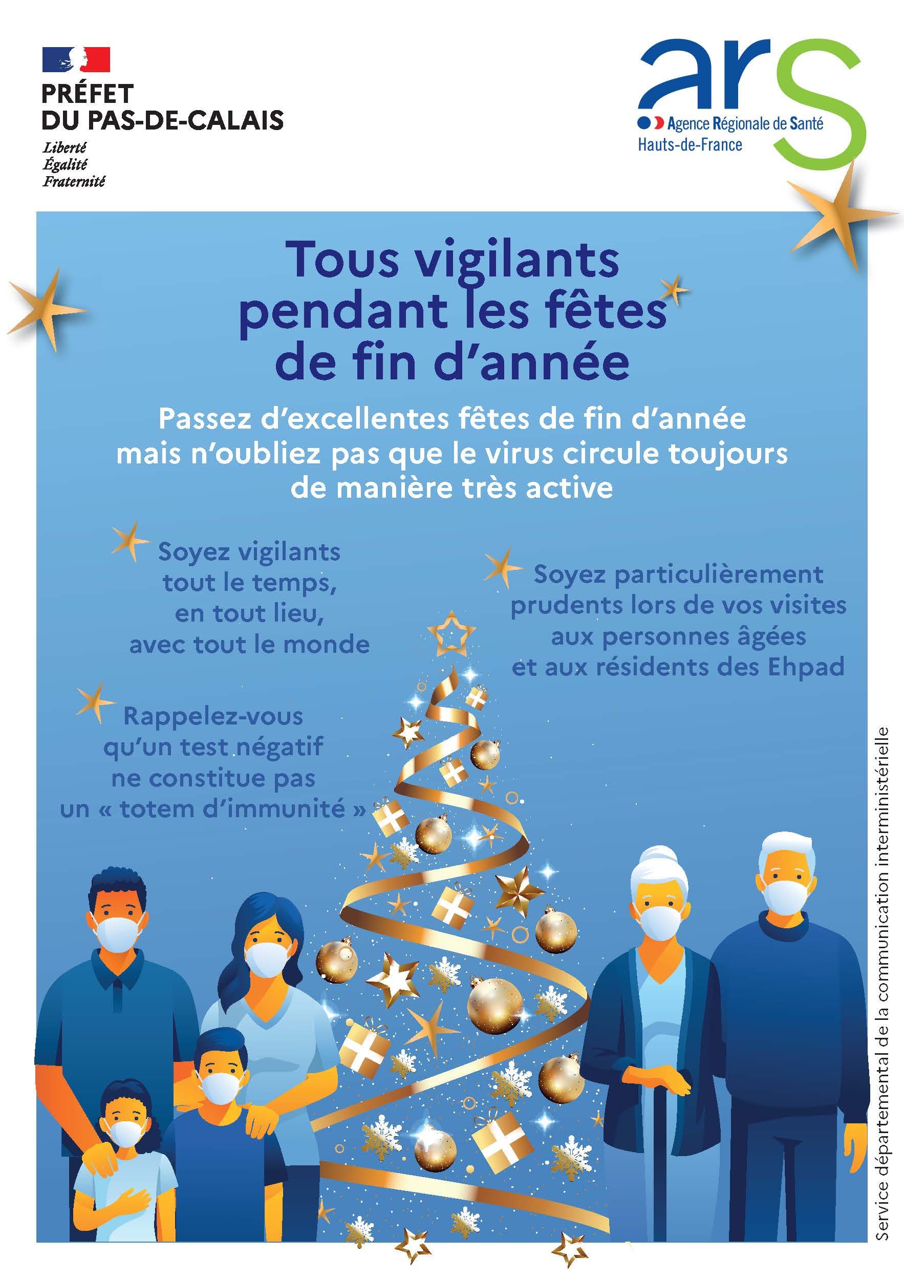 Tous vigilants pdt les fêtes